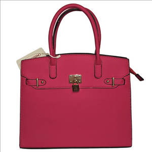 Risotto Fuschia Vegan Leather Shoulder Bag NWT